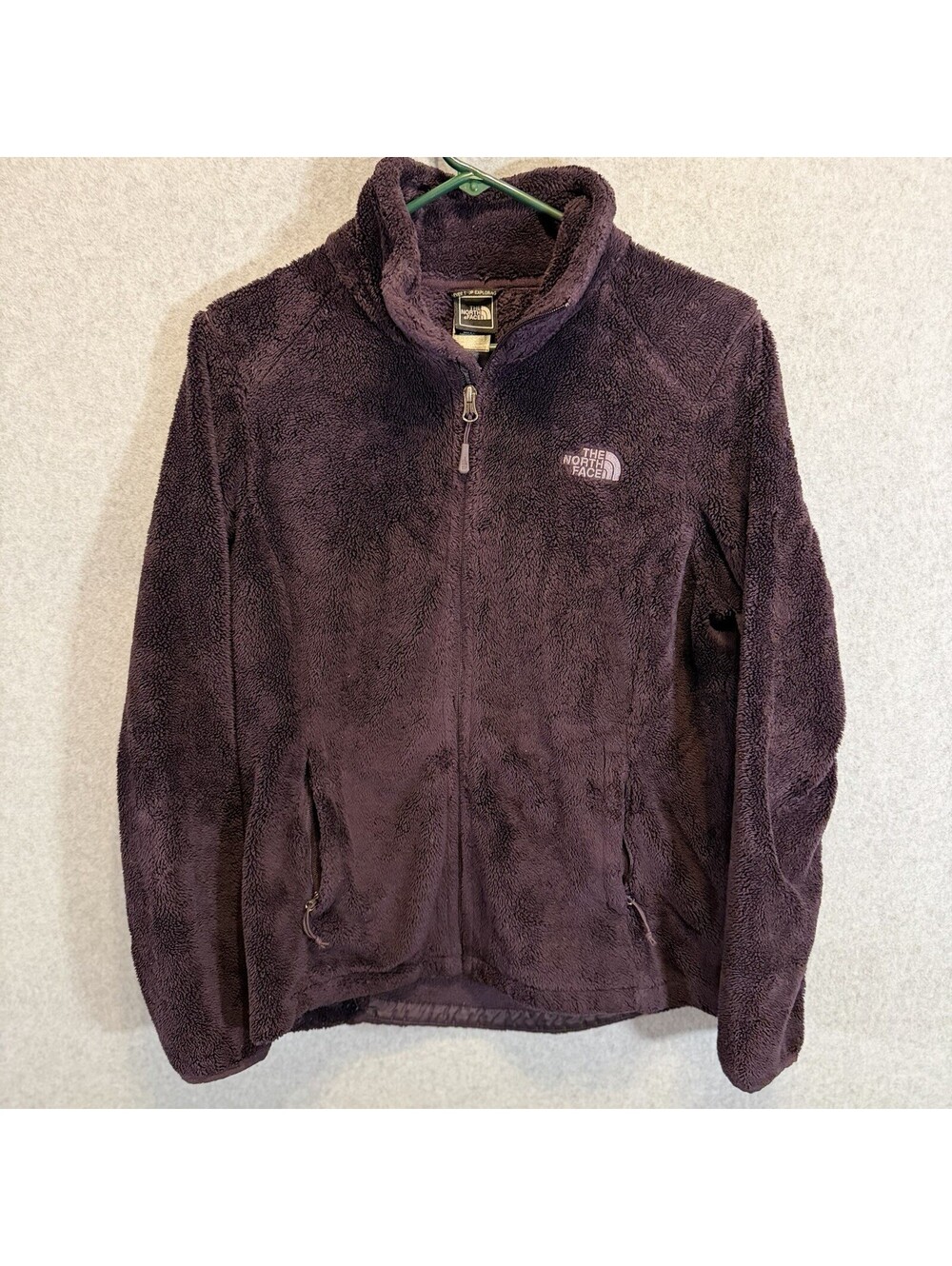 The North Face Women’s Sz M Purple Osito Fleece Jacket Full Zip Soft Plush